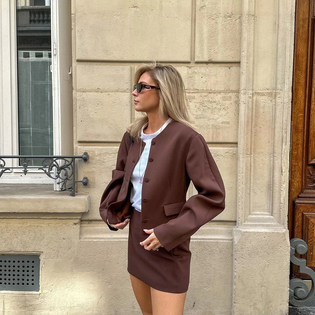 Elodie Top And Skirt Set