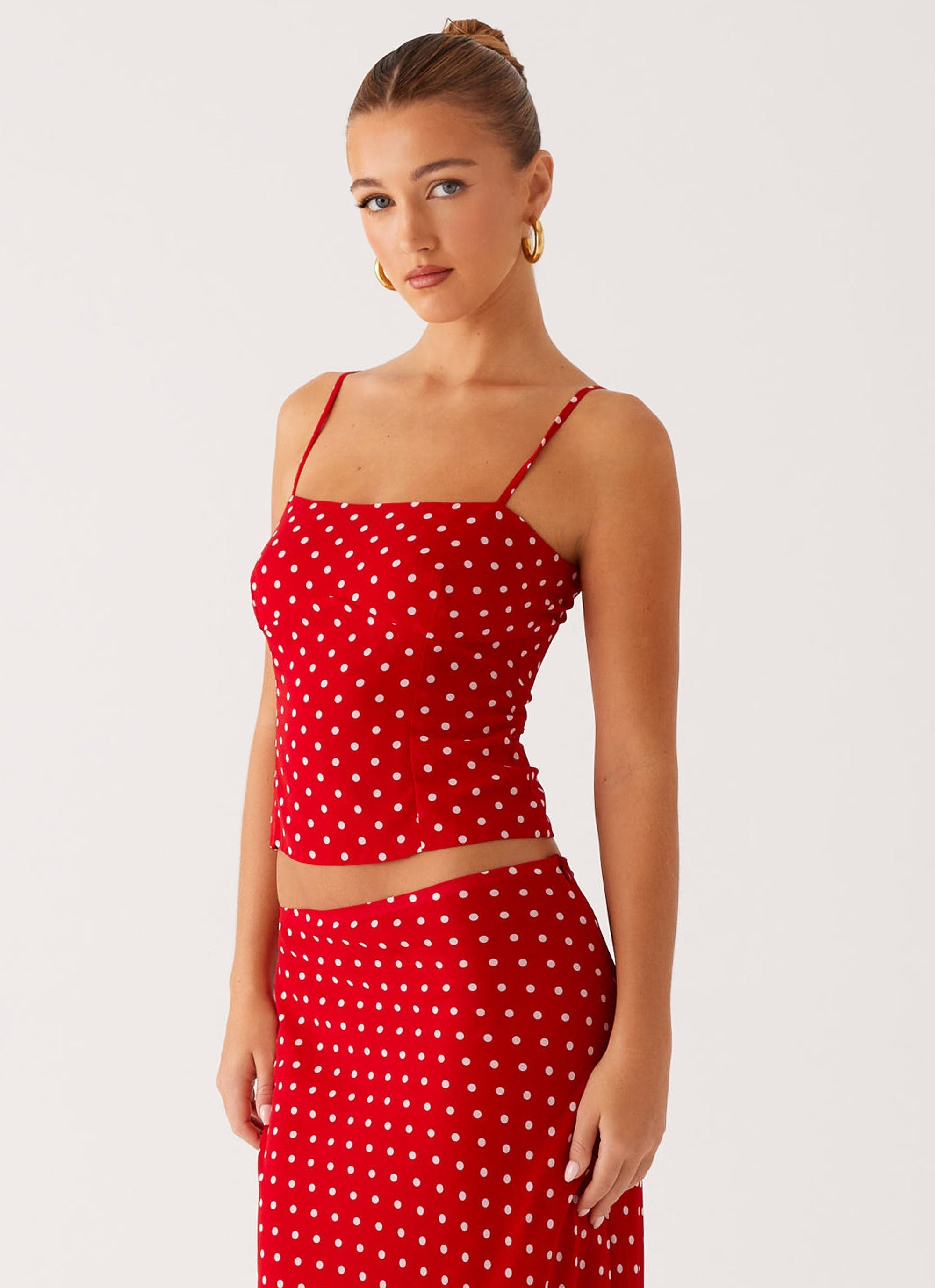 Sandy Polka Dots Top
