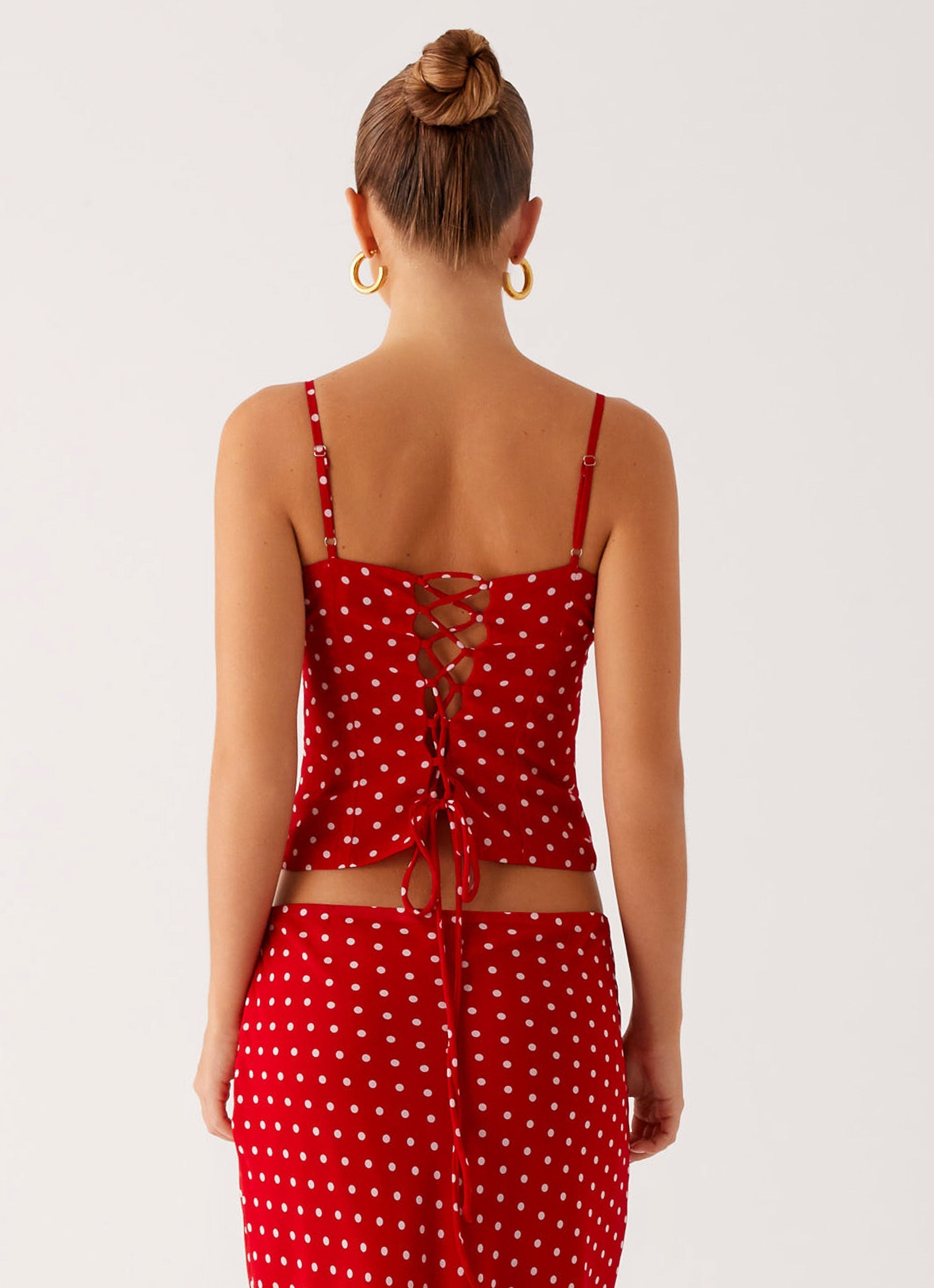 Sandy Polka Dots Top
