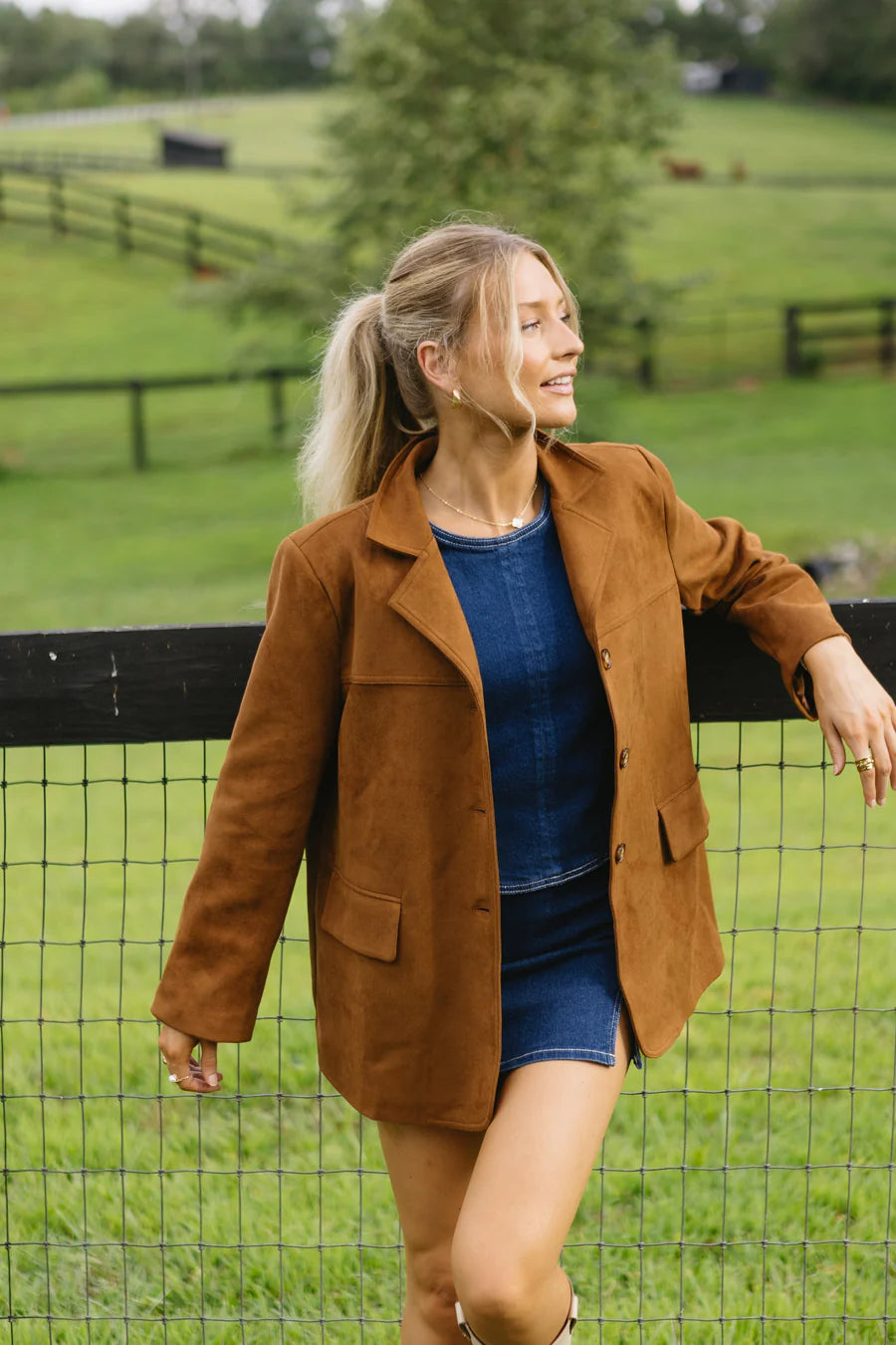 Selma Suede Blazer